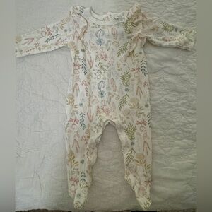 Charming Pastel Print Kids Footie